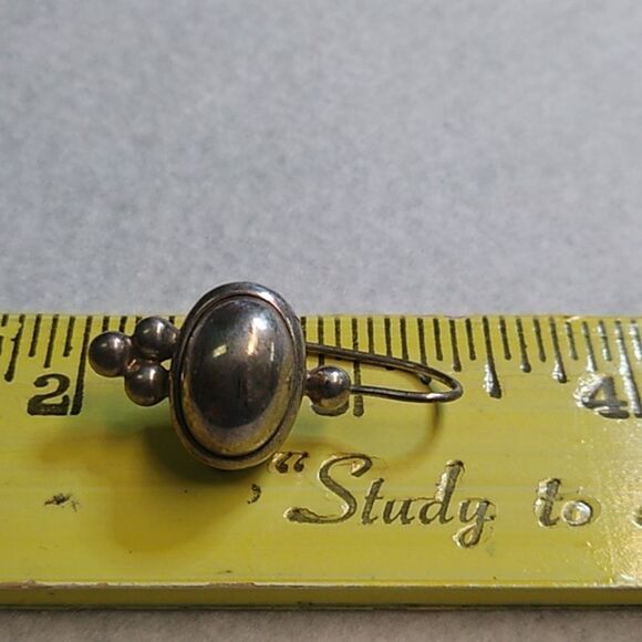 Elegant 925 Silver Drop Earrings Cottagecore Grandmacore Granny Chic - Picture 6 of 6